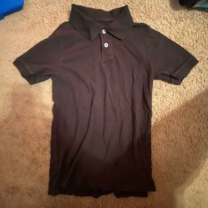 Boys Medium Black Polo Shirt